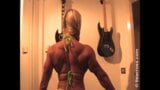 Lisa Cross – Strip and naked Muscle Posing snapshot 6