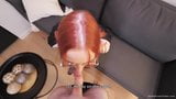 Pov kahrolası bir redhead amatör ile bir mükemmel vücut snapshot 5