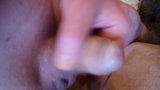 73yrold Grandpa #256 uncut cum chub wank solo closeup close snapshot 7