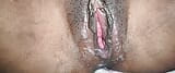 The husband fingered his wife's pussy or squirted water from her pussy. snapshot 3