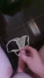 Cum on lace thong snapshot 2