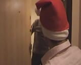 Horny French husband and wife having a Christmas fuck snapshot 1