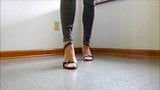 Mature foot tease in jeans snapshot 3