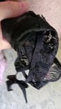 Nylon cock dirty dau panty jerk bow tied snapshot 7