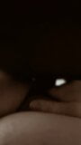 Толстушка, играющая с клитором, получает глубокое проникновение с большим черным членом в киску в видео от первого лица snapshot 5