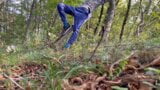 18 years old naughty boy jerks off on a tree snapshot 3