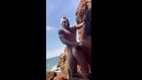 Amateur interracial couple screws at the public beach - Pure snapshot 10