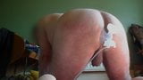 Milking Ass Breast Pump on Fat Boy's Anus Small Cock Shaved snapshot 2