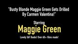 Busty Blonde Maggie Green Gets Drilled By Carmen Valentina! snapshot 1