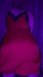 Doll in Red Dancing Tits Tease snapshot 3