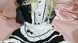 ABDL Pañal Sissy Maid masturbándose en su pañal snapshot 3