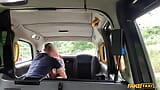 Fake Taxi - стройная французская рыжая в спешке едва может вместить огромный итальянский член в ее тугую киску snapshot 8