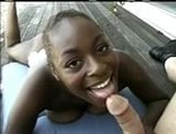 Sexy Ebony Fucks White Cock BWC snapshot 10