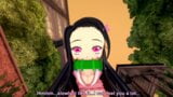 POV Nezuko Kamado quiere carga de grasa para la cría - Demon Slayer snapshot 4