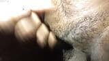 Asian Young Guy Handjob And lot of cum. Black medium cock and so nice balls...! snapshot 6