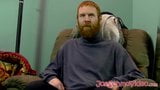 Ginger amateur with huge beard sucked dry by mature homo snapshot 2