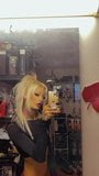 Transvestism wanking in mirror snapshot 1