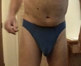 Edging in Blue Undies snapshot 1