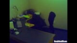 Hot Secretary Get Bored Masturbating with Dildo Toy snapshot 1