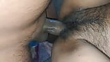 Indian Bhabhi Hairy creamy Pussy Fucked by big desi cock snapshot 9