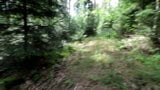 Outdoor im Wald gepisst und abgespritzt snapshot 1