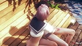 Sexy femboy handjob and fucked in a park snapshot 8