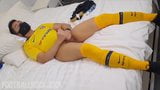 Asian Jocks Jerking Off in Football Socks snapshot 14