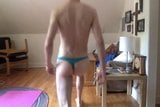 Exercising Muscles in thong snapshot 1