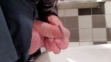 Using public sink as urinal snapshot 1