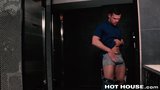 Michael Delray and Kurtis Wolf Both Jerking off in Public Ba snapshot 2