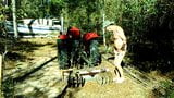 Barn Find Antique 8 Disk Harrow snapshot 7