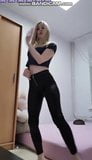 russian blond legging dance snapshot 7