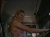 Blond chick gets banged from behind on her school bus snapshot 2