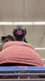 Nookiescookies flashing her nipples in Walmart snapshot 2