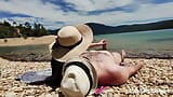 SESSO ALL'APERTO - Era difficile stare su una spiaggia per nudisti e non scopare! snapshot 9