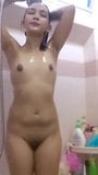 Filipina showering snapshot 3