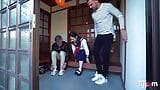 Japansk tonårs slampa shiori knullad hårt av en stor fransk kuk snapshot 6