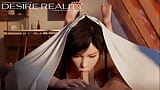 final fantasy tifa&aerith relax time snapshot 9