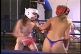 catfight Fierce topless female boxing with hard punche snapshot 5
