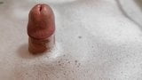 Bath playing with my cock snapshot 1