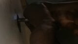 Watching BBC Fucking Large Black Dick Fucks My Ebony Milf snapshot 16