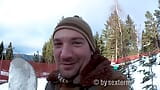 स्की बनी Maggy के साथ पहली बार दोहरी गांड चुदाई snapshot 1