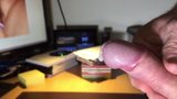 Cumshot im Office in Slow Motion snapshot 3