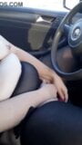 Naughty Milf Nyara Masturbating In A Car snapshot 9