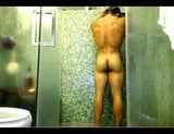 Horny Handsome Muscle Hunk Jerks Off Then Takes a Shower snapshot 22