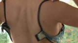 Adorável menina morena tem sua buceta molhada fodida durante uma massagem snapshot 2
