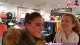 THREESOME CUM WALK IN SHOPPING CENTER AFTER Changing room snapshot 2