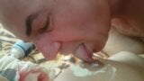 LewdCook eating cream from nipples and cuni... snapshot 2