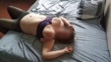 Hard fuck with babysitter with bound saggy tits snapshot 8