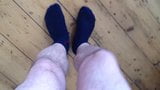 Offloading on my blue vintage socks snapshot 2